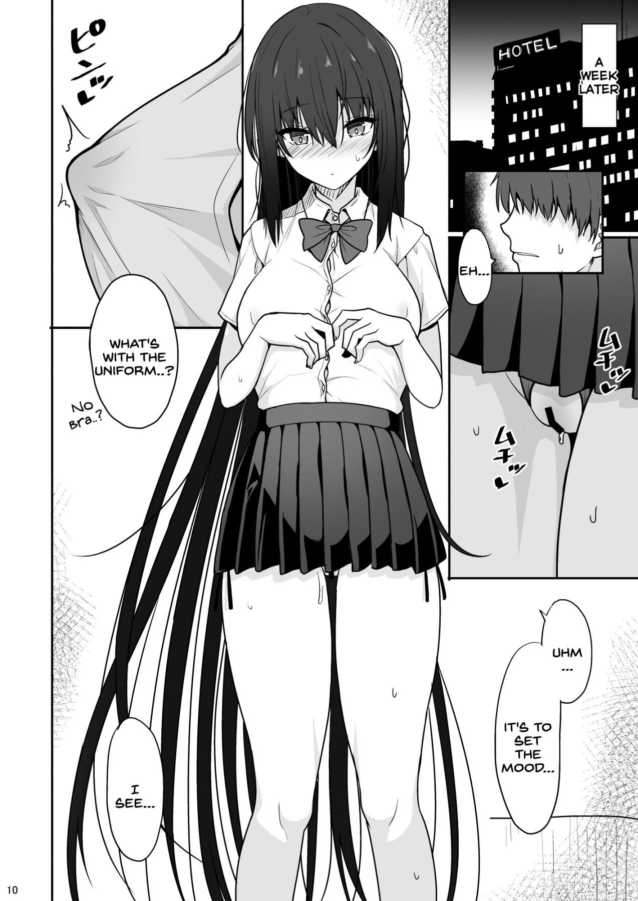 Hentai Manga Comic-A Quiet Girlfriend Becomes a Dirty Little Schoolgirl Who Loves Sex While On a AV Shoot-Read-9